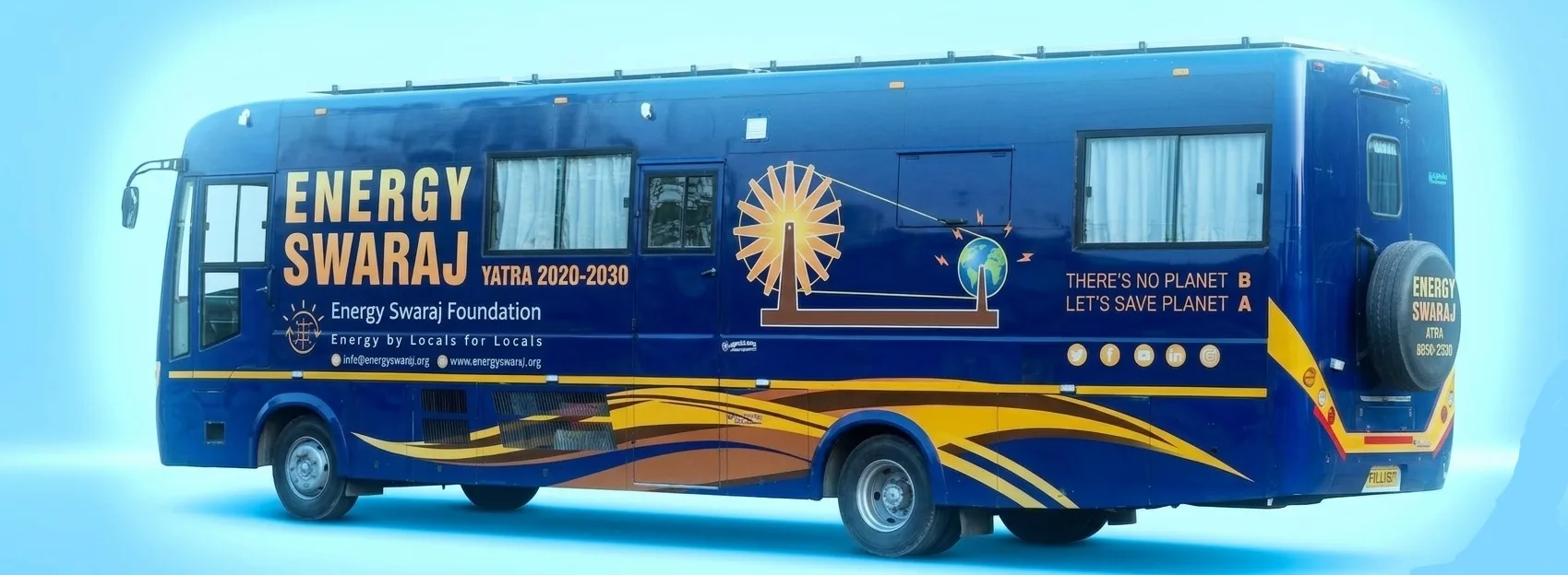 Energy Swaraj Yatra Bus